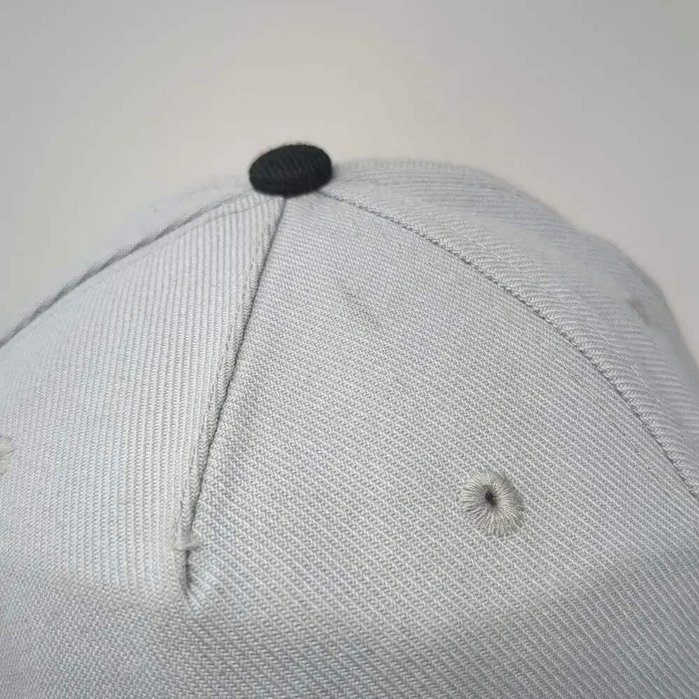 Jordan 5 Panel Gray One Size Snapback Paint Splatter Flat Brim Jumpman Logo Hat